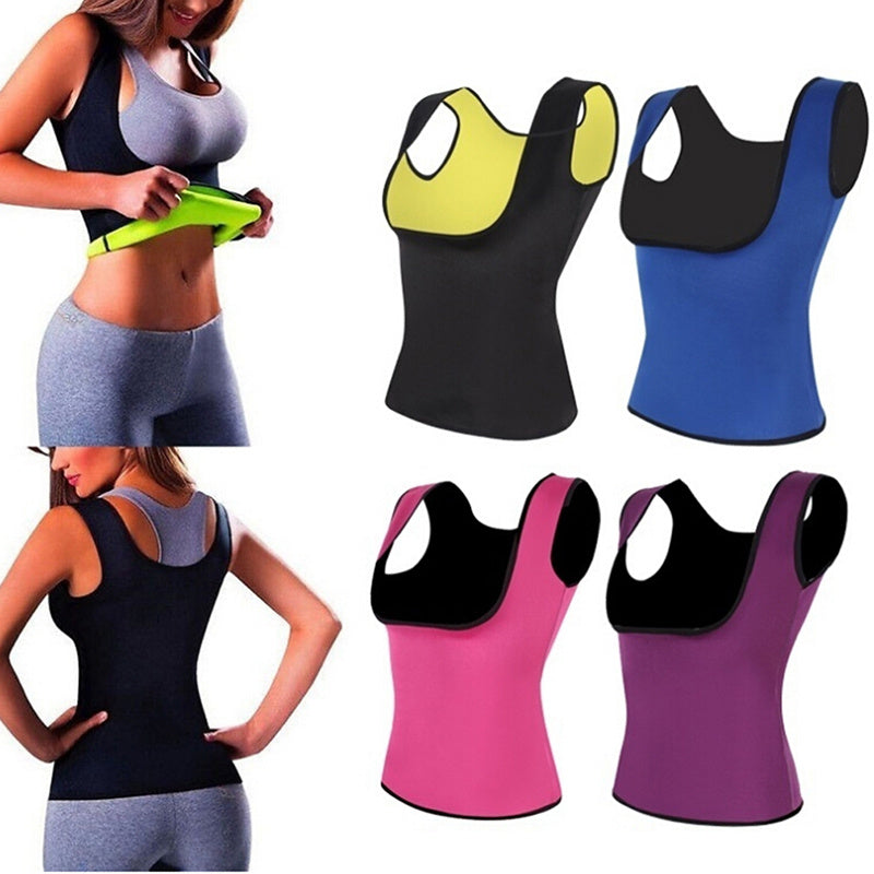 Women's Neoprene Waist Trainer – Body Sculpting Sauna Vest - As Fitness