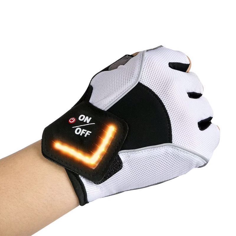 urn Auto-Sensing Sport Riding Gloves – LED Tactical Cycling Gloves - As Fitness