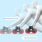 Double Wheel Abdominal Exerciser – Automatic Rebound Ab Roller - As Fitness