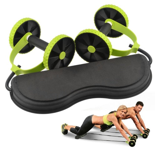 CrossFlex Wheel Roller – Full-Body Core & Strength Trainer - As Fitness