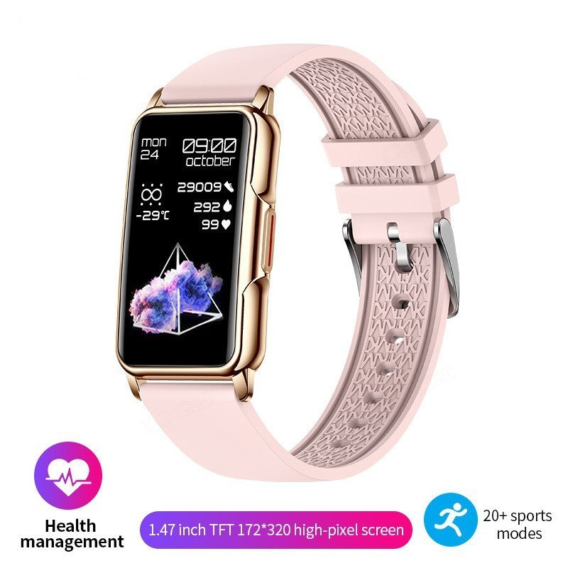 Outdoor Smart Sport Bracelet – Multi-functional Health Monitoring Watch for Women - As Fitness