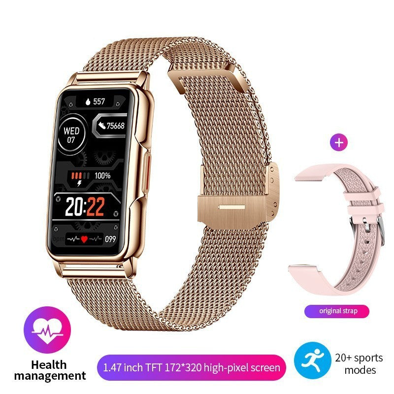 Outdoor Smart Sport Bracelet – Multi-functional Health Monitoring Watch for Women - As Fitness