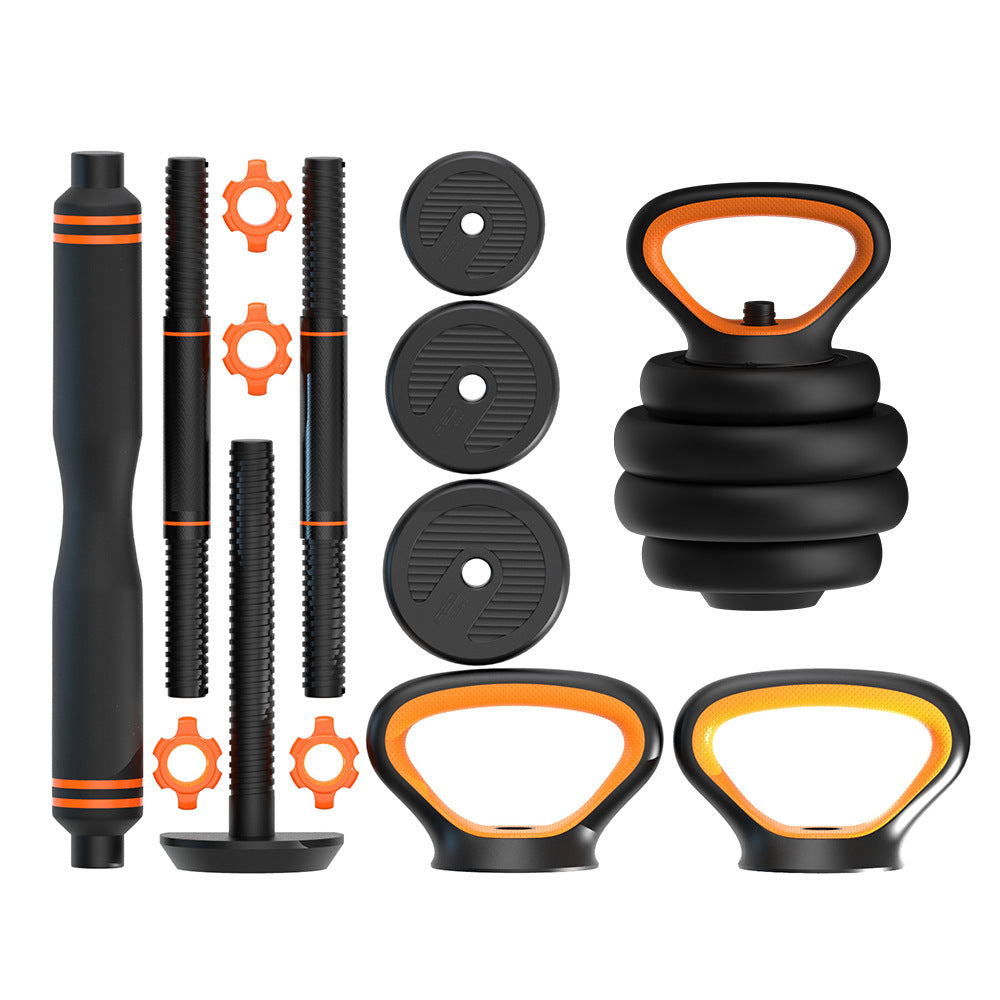 Dumbbells Kettlebells, Barbells Multifunctional Combination Six In One - As Fitness